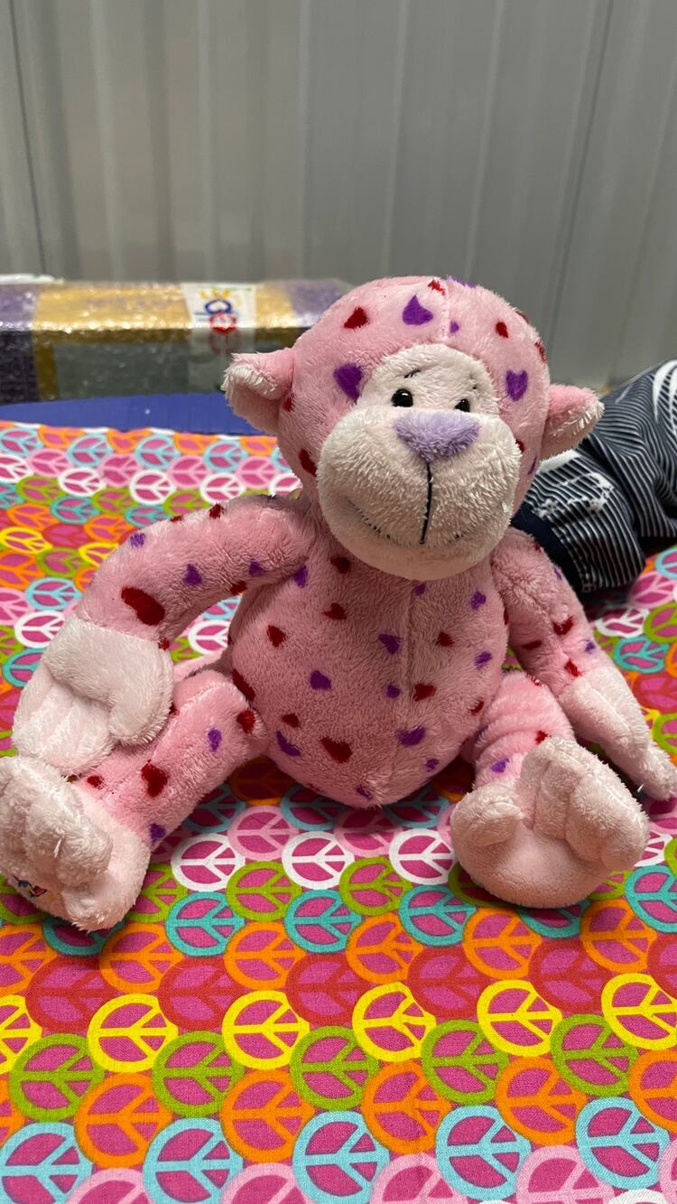 Pink Love Monkey Rabbit Pink Ears HM343 No Code #2 by Ganz
